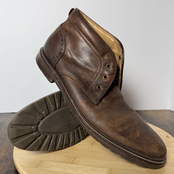 Florsheim Other - Florsheim Boots Men's Size 11.5D Highland Brown Leather Ankle Chukka Leather